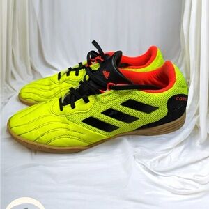 Adidas soccer shoes Copa Indoor Soccer Shoes Neon Yellow and Black size 5.5
